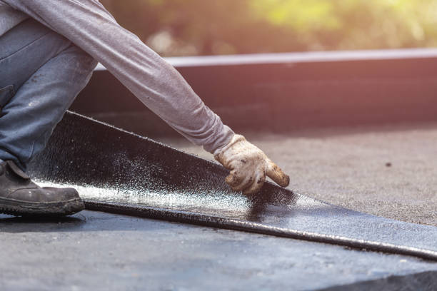 Professional Waterproofing technician working in New Baltimore, MI